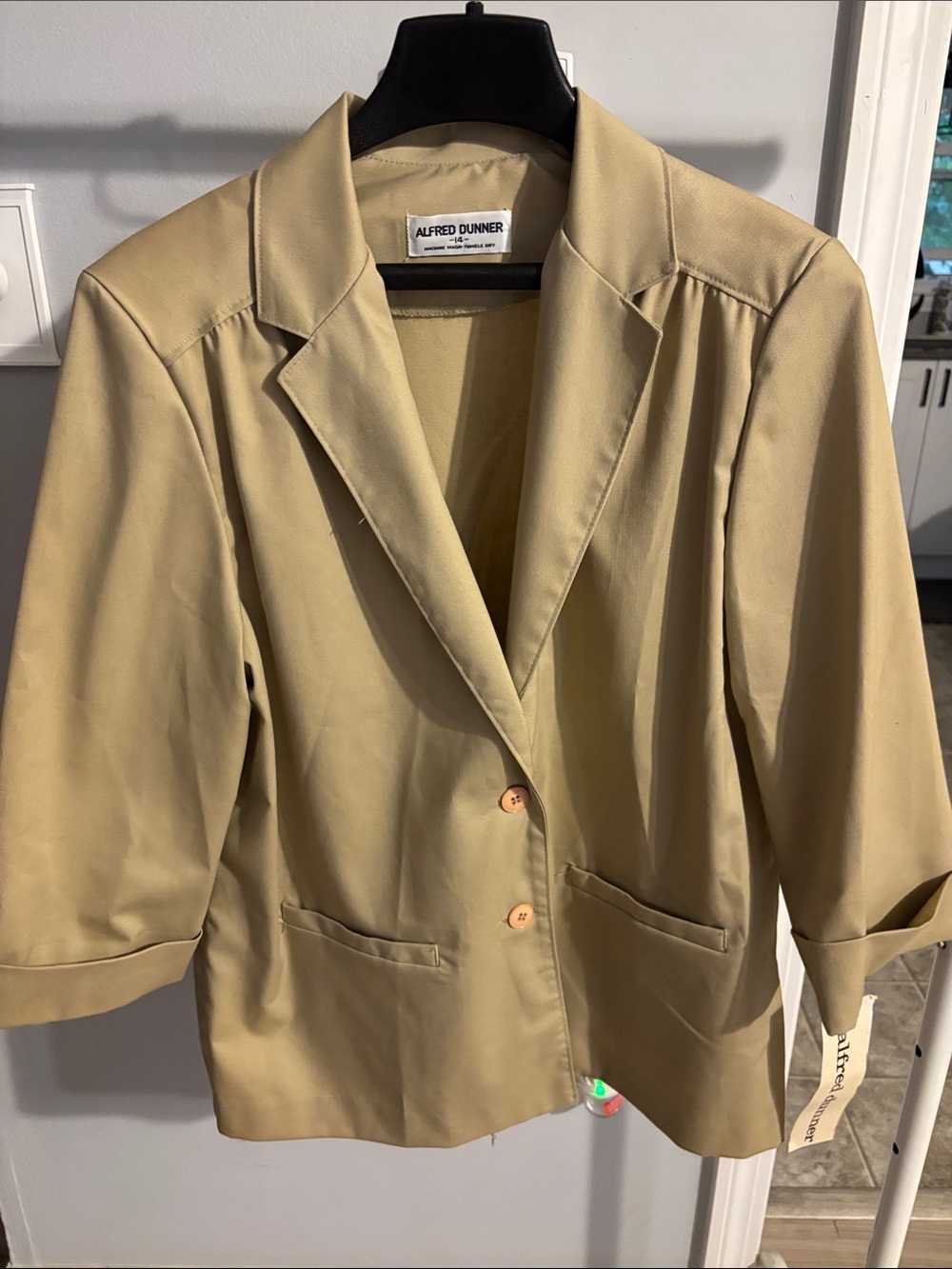 Vintage Y2K 90s Alfred Dunner Mobwife Single-Breasted Blazer 14 NWT Deadstock